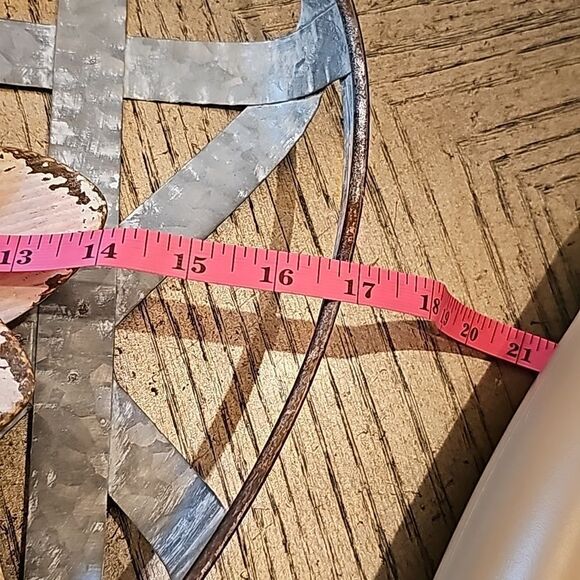 Heart metal wall art distressed - Picture 4 of 6